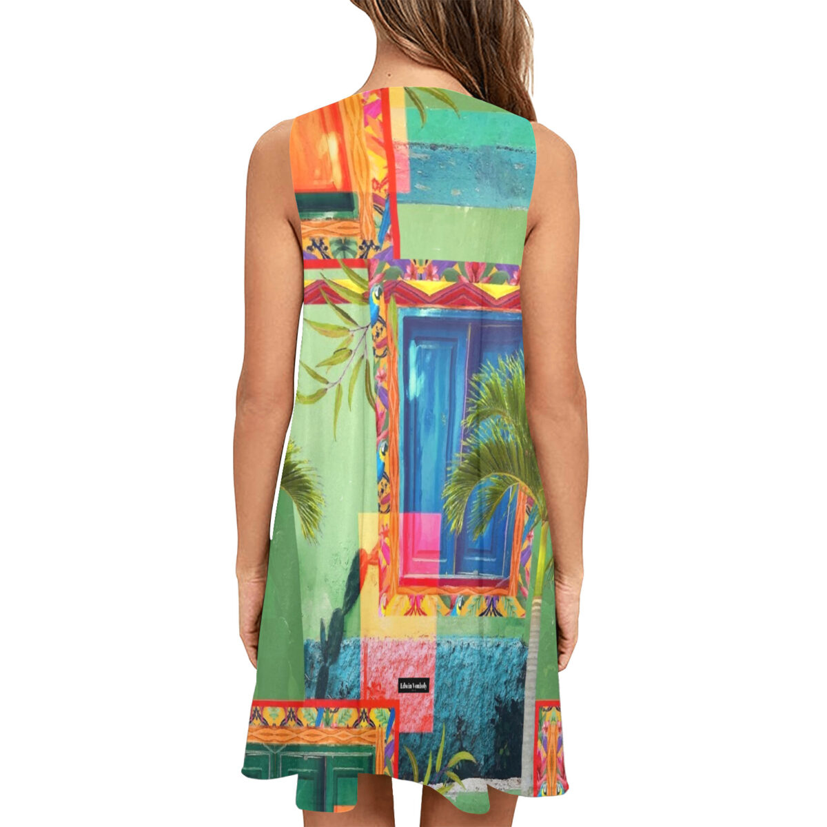 A - Line Designer Pocket Dress - Image 2