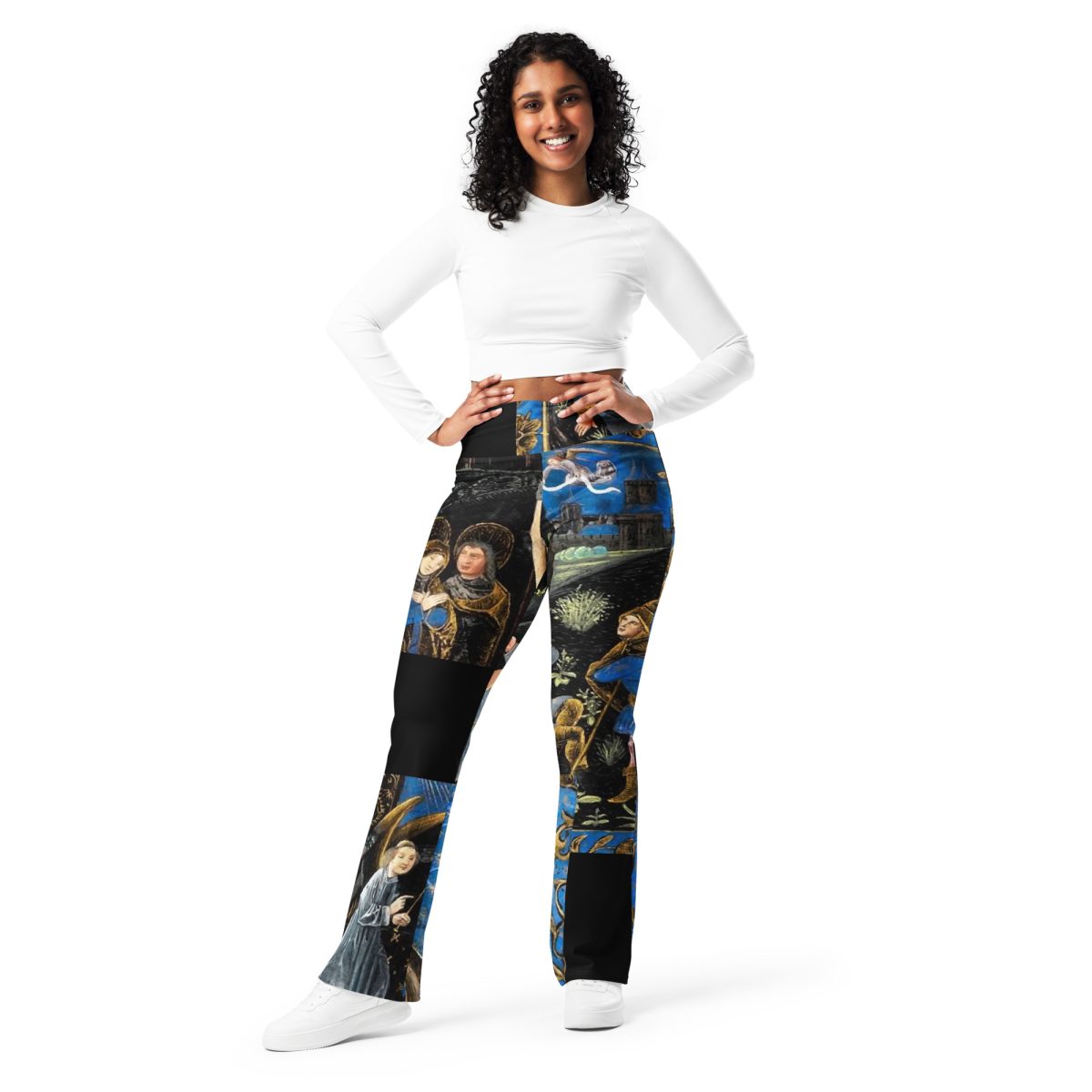 Womens Flare Leggings