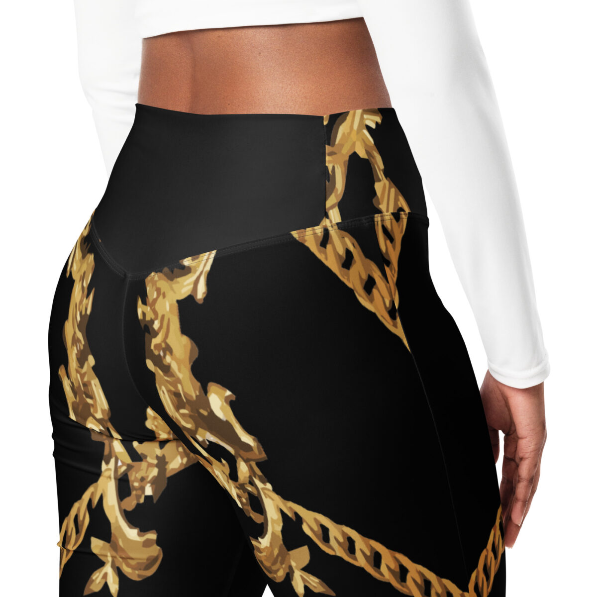 Flared Leggings Black - Image 8