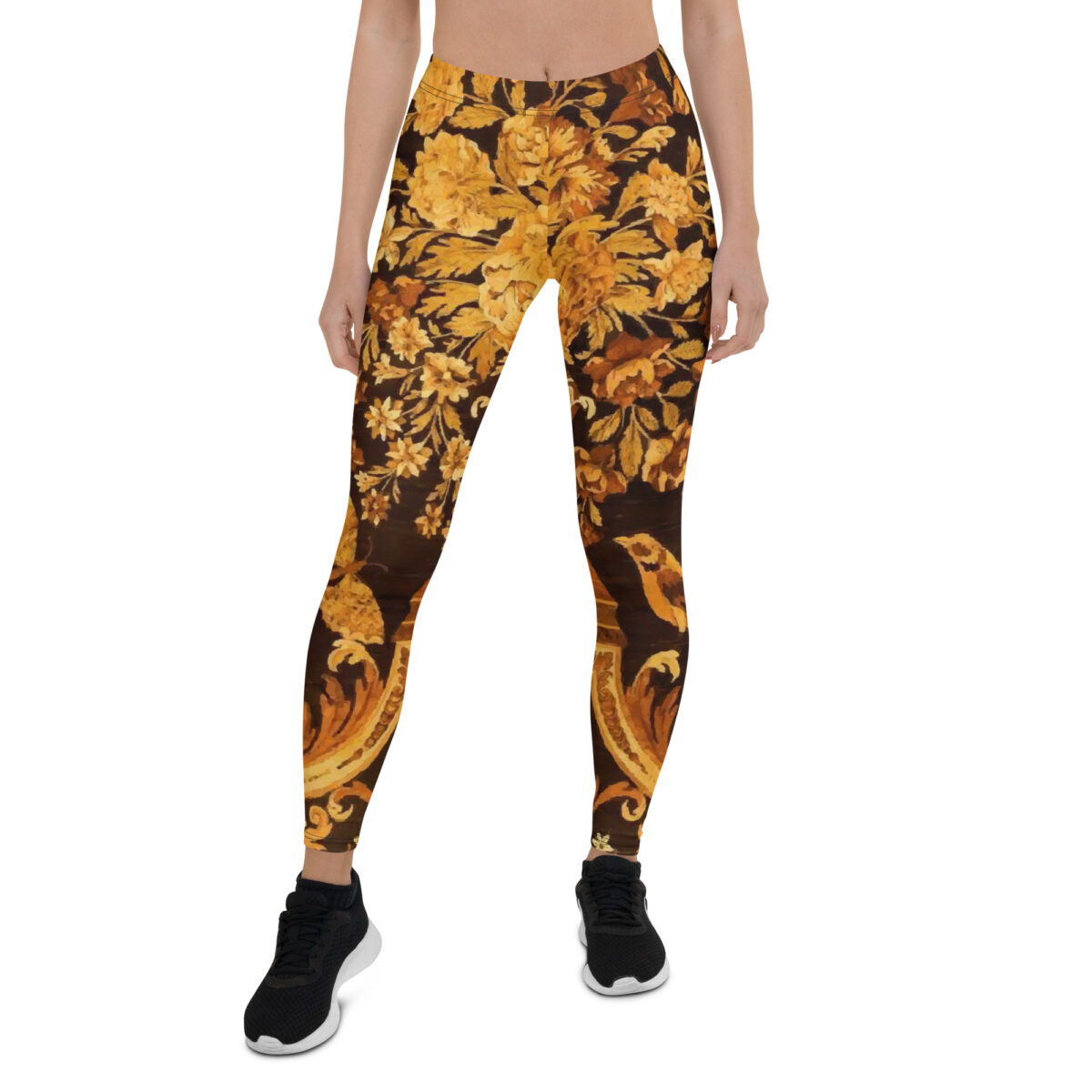 Leggings Printed Black Gold - Image 2