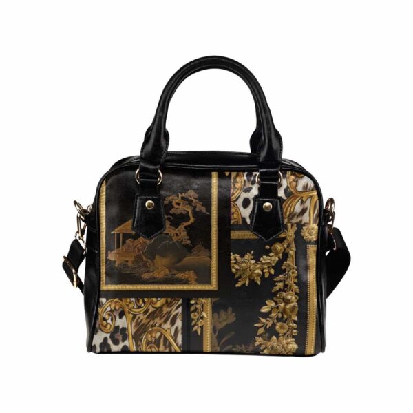 Faux Leather Shoulder Bag