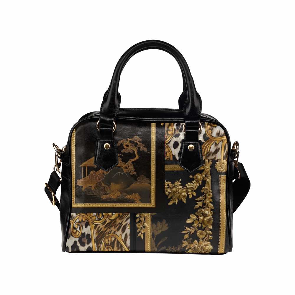Faux Leather Shoulder Bag