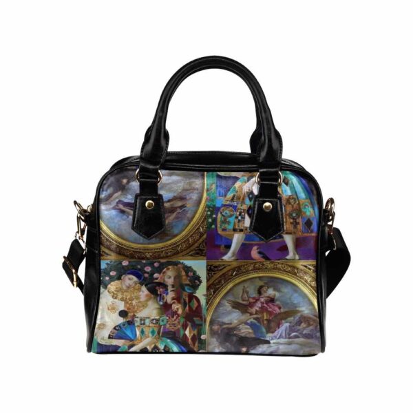 Faux Leather Shoulder Bag