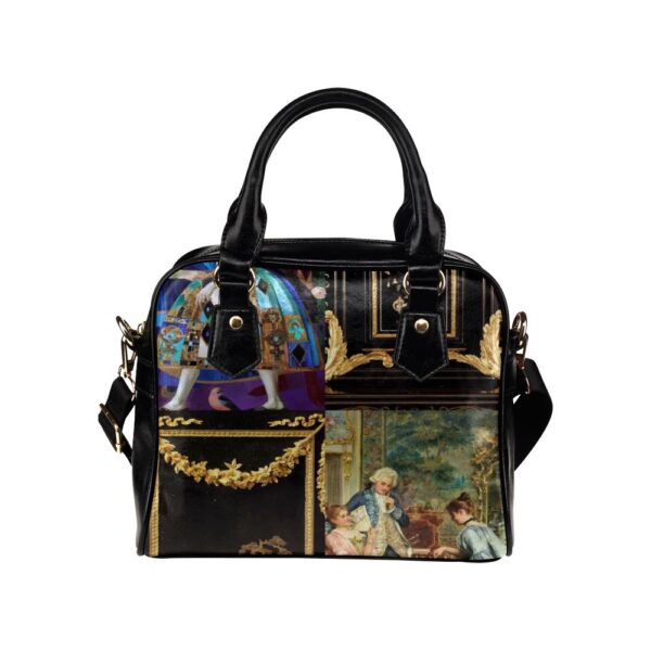 Faux Leather Shoulder Bag