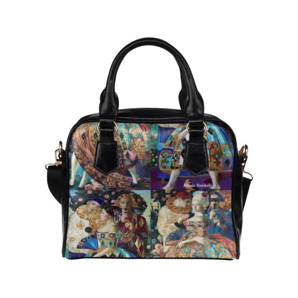 Faux Leather Shoulder Bag