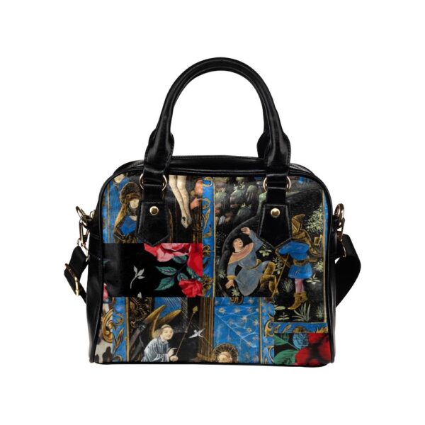 Faux Leather Shoulder Bag